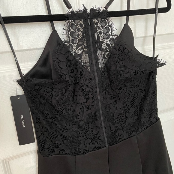 Black Lace Bodycon Mini Dress - Picture 5 of 6